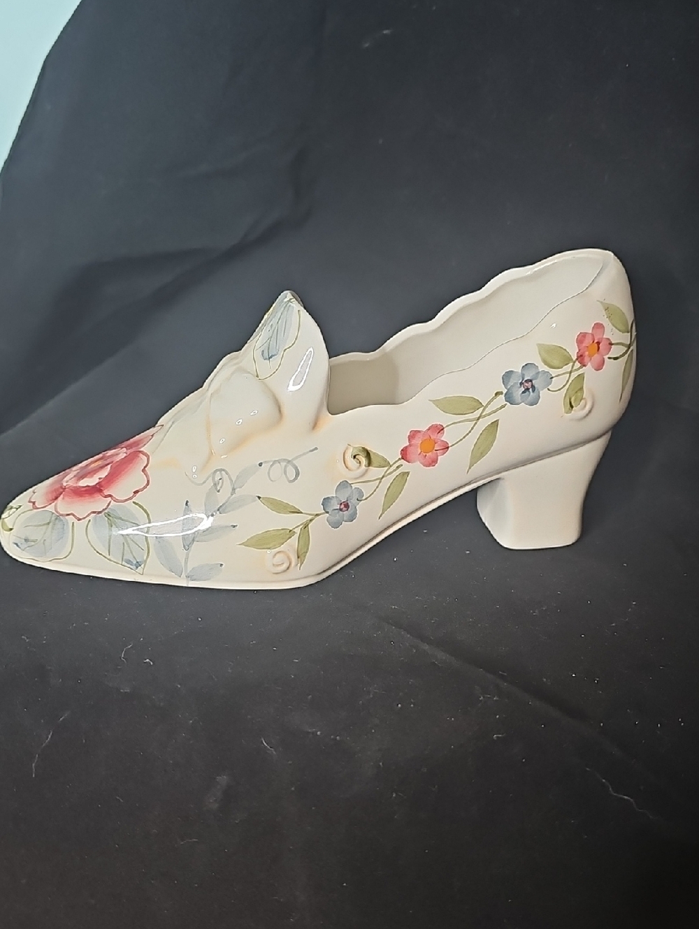 Vintage W L A China Porcelain Ceramic Real Size Shoe